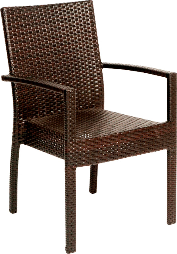 New York Open Armchair Wenge