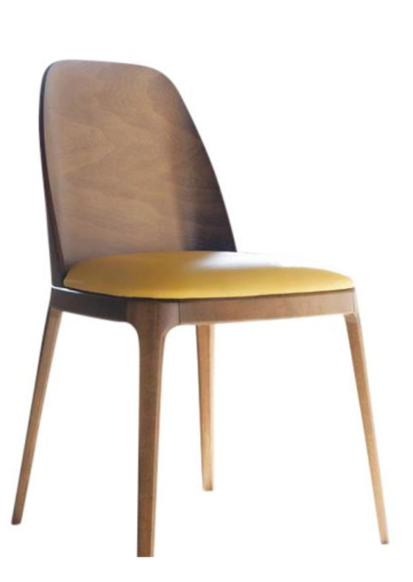 Nirvana wood back side chair