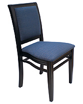 Wishing stacking chair upholstered back